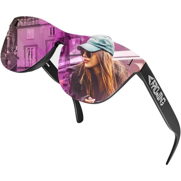 ⭐ ROCKNIGHT HD Polarized Sunglasses - UV400 Anti-Glare Lightweight Outdoor Shade - Picture 1 of 6